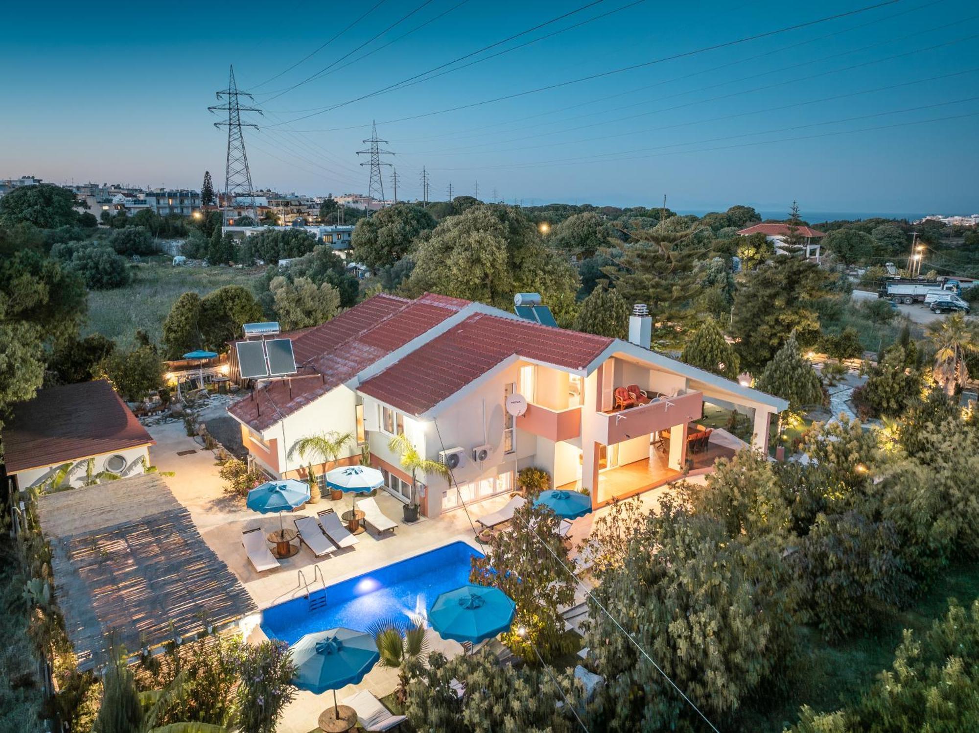 Artzy Villa Rhodes City Exterior foto