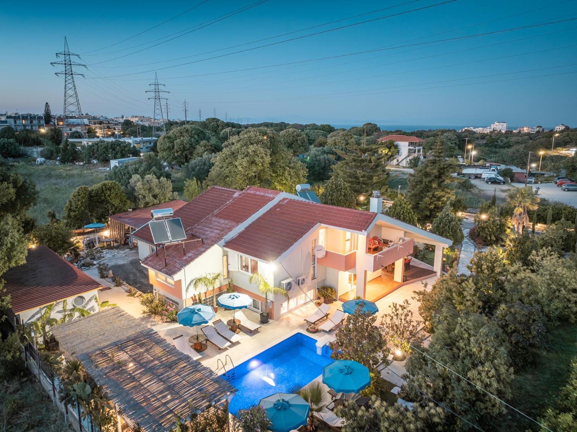 Artzy Villa Rhodes City Exterior foto